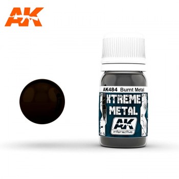 AK INTERACTIVE XTREME METAL PALE BURNT METAL 30ML AK484